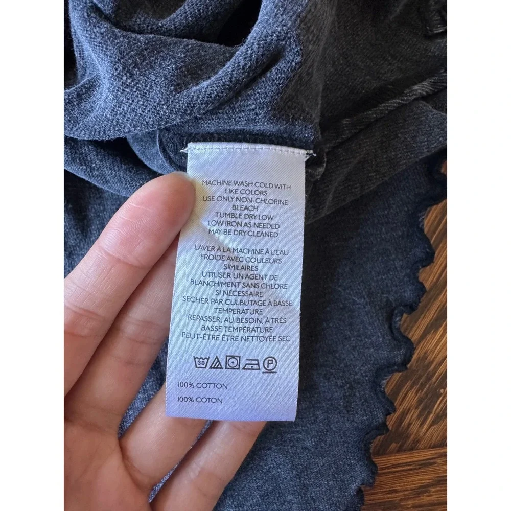 We The Free Free People Black Acid Wash Muse Tunic Babydoll Ruffle Too Size XS